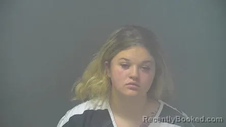 Mugshot of Hope Ann-Marie Johnson booked in Shelby County, Indiana on October 13, 2026