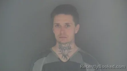 Mugshot of JUSTIN AARON AYERS booked in Shelby County, Indiana on May 4, 2026
