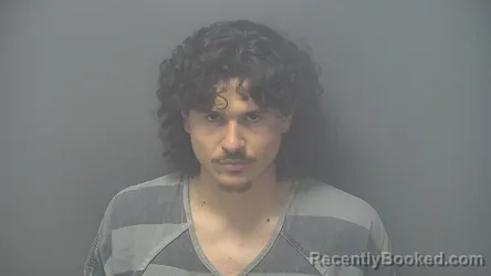 Mugshot of JAEDEN DAYNE CARTER booked in Shelby County, Indiana on July 7, 2026