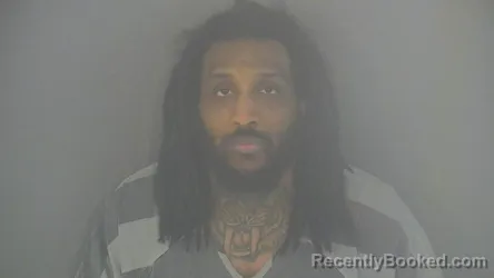Mugshot of JIRRELL CARSON DOTSON booked in Shelby County, Indiana on April 27, 2026