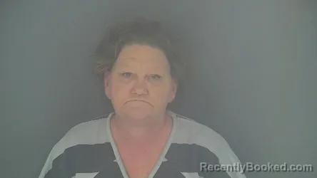 Mugshot of JULIE ANN FOX booked in Shelby County, Indiana on April 29, 2026