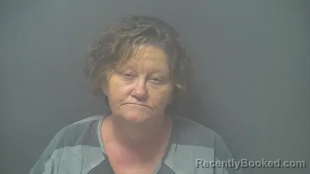 Mugshot of JULIE ANN FOX booked in Shelby County, Indiana on August 1, 2026