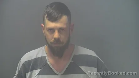 Mugshot of Joshua Wayne Jones booked in Shelby County, Indiana on October 24, 2026