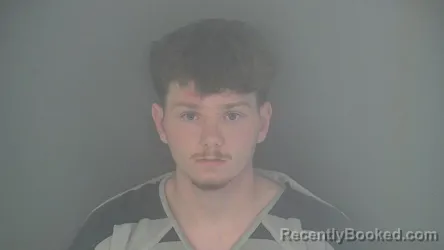 Mugshot of JAYDEN MATTHEW MCQUEARY booked in Shelby County, Indiana on April 21, 2026