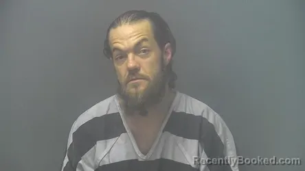 Mugshot of John Russell Pryor booked in Shelby County, Indiana on October 22, 2026