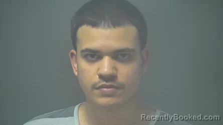 Mugshot of Julian Ruiz booked in Shelby County, Indiana on September 29, 2026