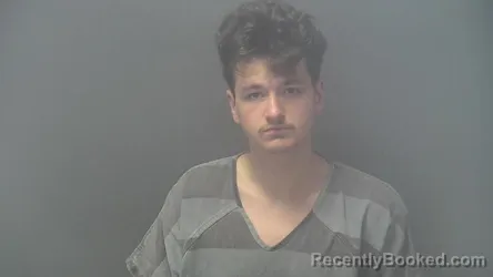 Mugshot of Jacob David Survance booked in Shelby County, Indiana on October 18, 2026