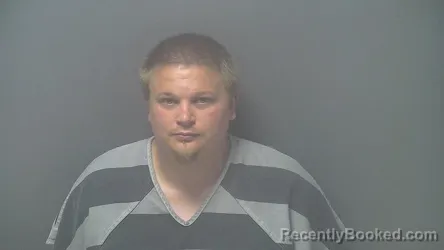 Mugshot of JESSE EDWARD ALEXANDER WARFIELD booked in Shelby County, Indiana on July 10, 2026
