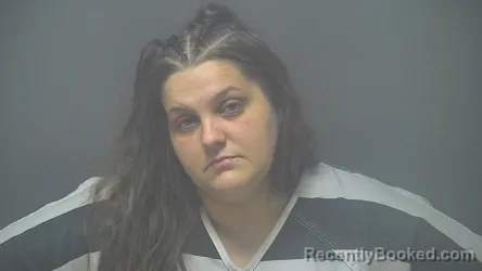 Mugshot of Kassi Lee Mccloud booked in Shelby County, Indiana on October 4, 2026