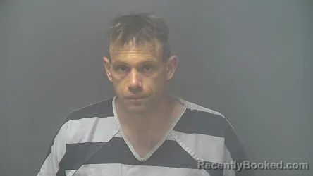 Mugshot of KENNETH CHARLES OWENS booked in Shelby County, Indiana on July 27, 2026