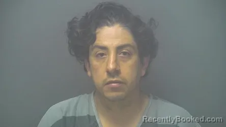 Mugshot of Luis Gustavo Avila Perez booked in Shelby County, Indiana on August 9, 2026