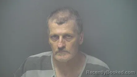 Mugshot of Larry Edward Moore booked in Shelby County, Indiana on August 21, 2026