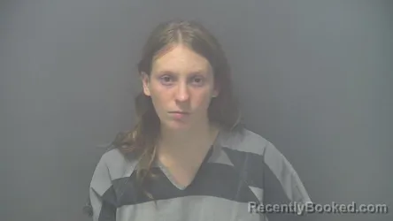 Mugshot of LEXIE JEAN NEWSOME booked in Shelby County, Indiana on July 4, 2026