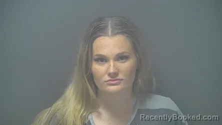 Mugshot of Mason Suzanne Douglass booked in Shelby County, Indiana on October 3, 2026