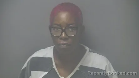 Mugshot of Monica Renee Nunley booked in Shelby County, Indiana on August 8, 2026