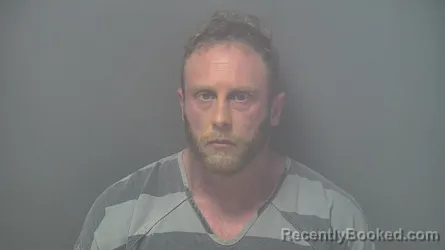 Mugshot of Nicholas Andrew Barroso booked in Shelby County, Indiana on September 29, 2026