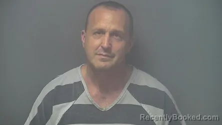 Mugshot of RYAN KEITH GAY booked in Shelby County, Indiana on July 16, 2026