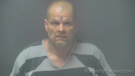 Mugshot of ROBERT EUGENE WILKERSON booked in Shelby County, Indiana on July 28, 2026