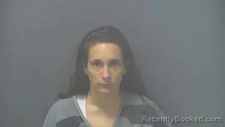 Mugshot of Sarah Jeanne Mckinney booked in Shelby County, Indiana on August 13, 2026