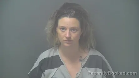 Mugshot of SIERRA ROSSI booked in Shelby County, Indiana on July 9, 2026