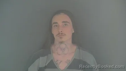 Mugshot of TYLER LEE ADKINS booked in Shelby County, Indiana on May 8, 2026
