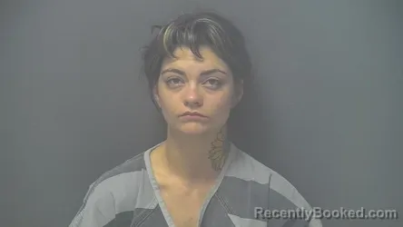 Mugshot of Tessa Pearl Brewer booked in Shelby County, Indiana on October 24, 2026