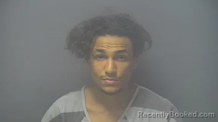 Mugshot of TAKODA MICHAEL GIDEN booked in Shelby County, Indiana on June 25, 2026