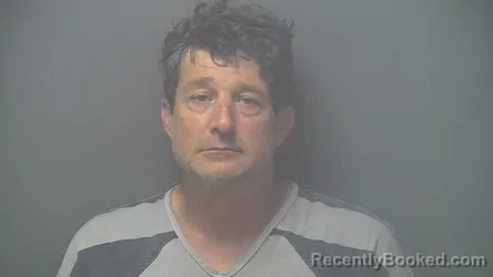 Mugshot of Travis Joshua Monroe booked in Shelby County, Indiana on July 31, 2026
