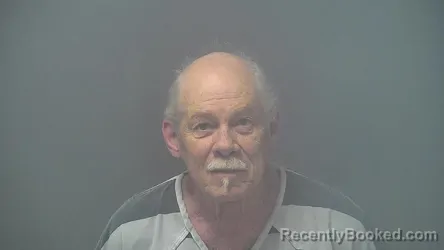 Mugshot of Todd Sexton booked in Shelby County, Indiana on August 17, 2026