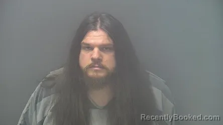 Mugshot of William Broderick Cornett booked in Shelby County, Indiana on August 20, 2026