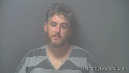 Mugshot of William Cody Mabe booked in Shelby County, Indiana on August 18, 2026