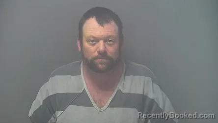 Mugshot of William Lee Warner booked in Shelby County, Indiana on October 22, 2026