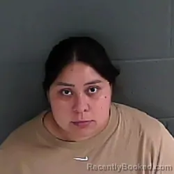 Mugshot of Cristal Castro booked in Spencer County, Indiana on August 11, 2026