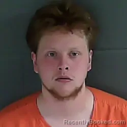 Mugshot of Evan Reid Carter booked in Spencer County, Indiana on September 14, 2026