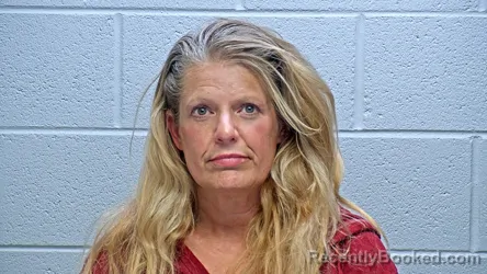 Mugshot of Kelly Rene Stowe booked in Steuben County, Indiana on October 26, 2026