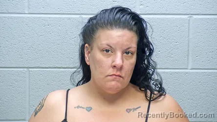 Mugshot of JENIFER MARIE SHUFORD booked in Steuben County, Indiana on June 25, 2026