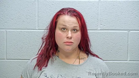 Mugshot of Kayla Michelle Asztalos booked in Steuben County, Indiana on September 9, 2026