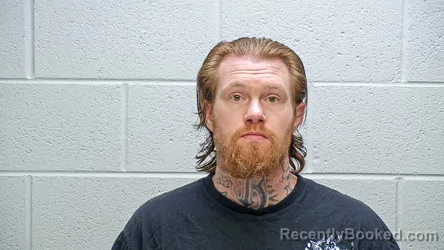 Mugshot of Matthew Dale Yates booked in Steuben County, Indiana on August 28, 2026