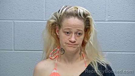 Mugshot of LORI ELIZABETH ANN PERKINS booked in Steuben County, Indiana on July 15, 2026