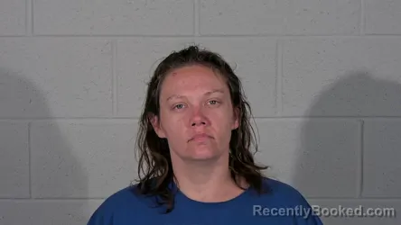 Mugshot of COURTNEY BREANNE RASKE booked in Steuben County, Indiana on March 27, 2026