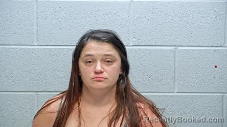 Mugshot of MANDA JO HEFLEY booked in Steuben County, Indiana on May 10, 2026