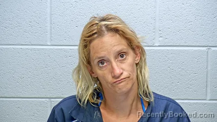 Mugshot of Alicia Renee Kaiser booked in Steuben County, Indiana on July 27, 2026