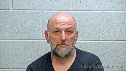 Mugshot of BRAD ALEN WOLFRUM booked in Steuben County, Indiana on April 1, 2026