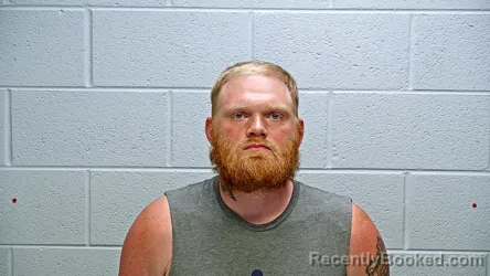 Mugshot of TRAVIS MICHAEL COLE booked in Steuben County, Indiana on April 25, 2026