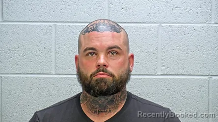 Mugshot of Brandon Michael Cook booked in Steuben County, Indiana on September 4, 2026