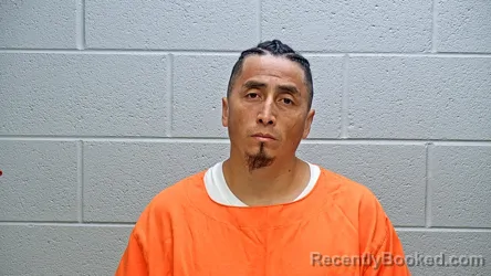 Mugshot of MYNOR OSWALDO ESQUITE booked in Steuben County, Indiana on July 30, 2026