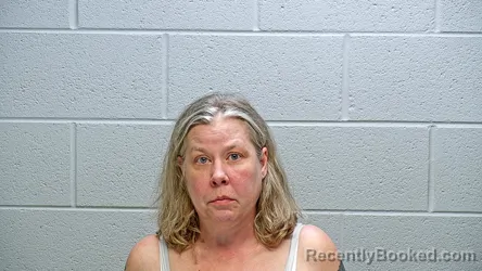 Mugshot of JENNIFER LEIGH MOORE booked in Steuben County, Indiana on April 10, 2026