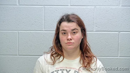 Mugshot of BRAELEIGH L HALTOM booked in Steuben County, Indiana on April 22, 2026