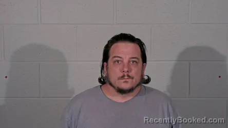 Mugshot of JASON LEE BURNS booked in Steuben County, Indiana on March 8, 2026