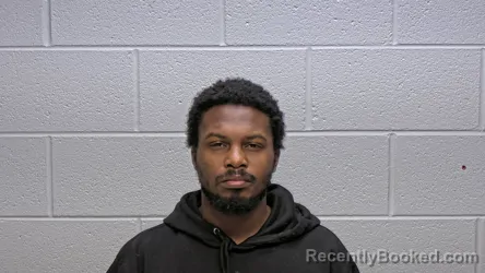 Mugshot of MACARI DIALLO HENDERSON booked in Steuben County, Indiana on March 16, 2026